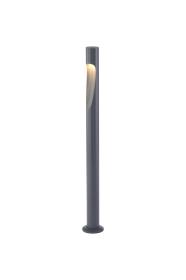 M9285  Aran 80cm Bollard 6W LED 3000K IP65 Dark Grey